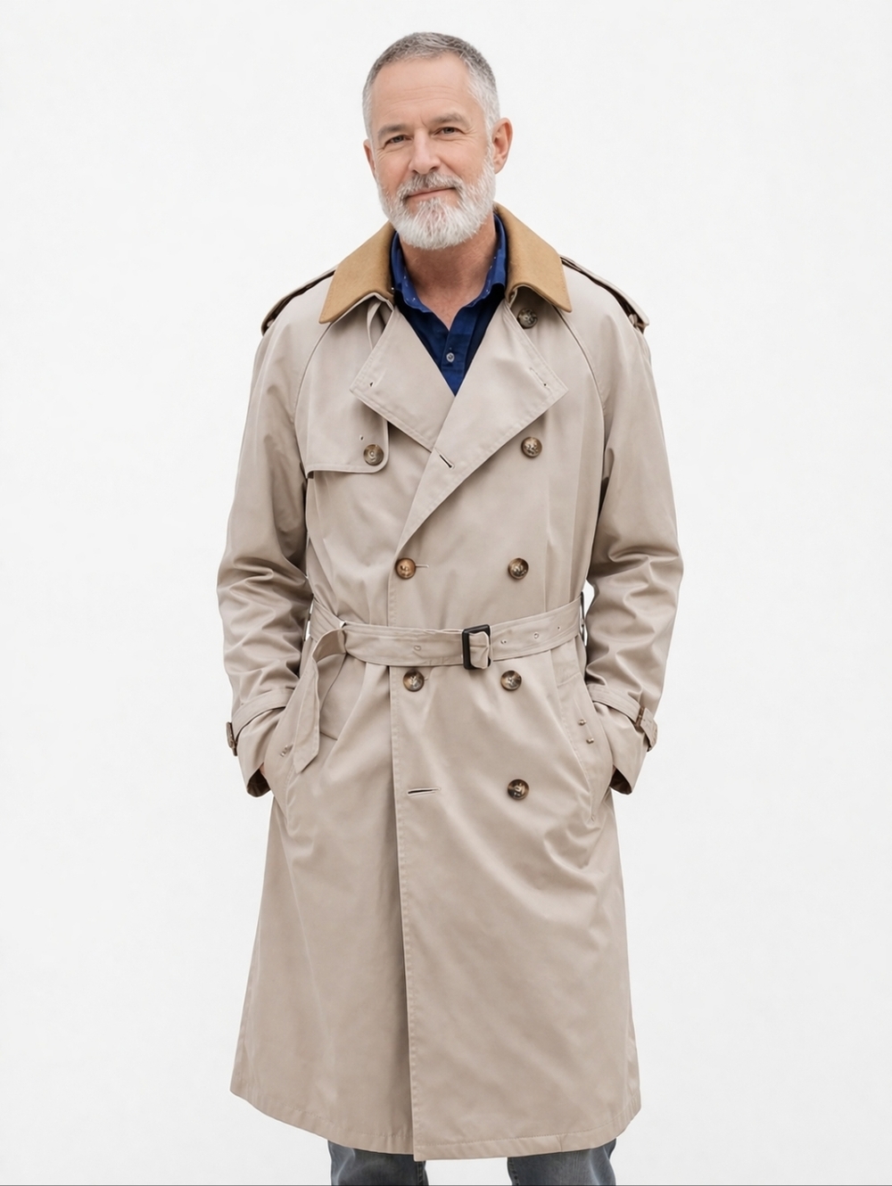 Lauren Ralph Lauren Khaki All Season Lined Trench Coat 40 R